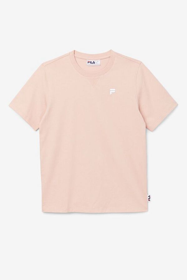 Fila Derion Luxe Sleeve Women's Tee - Rose,NZ 364-71904